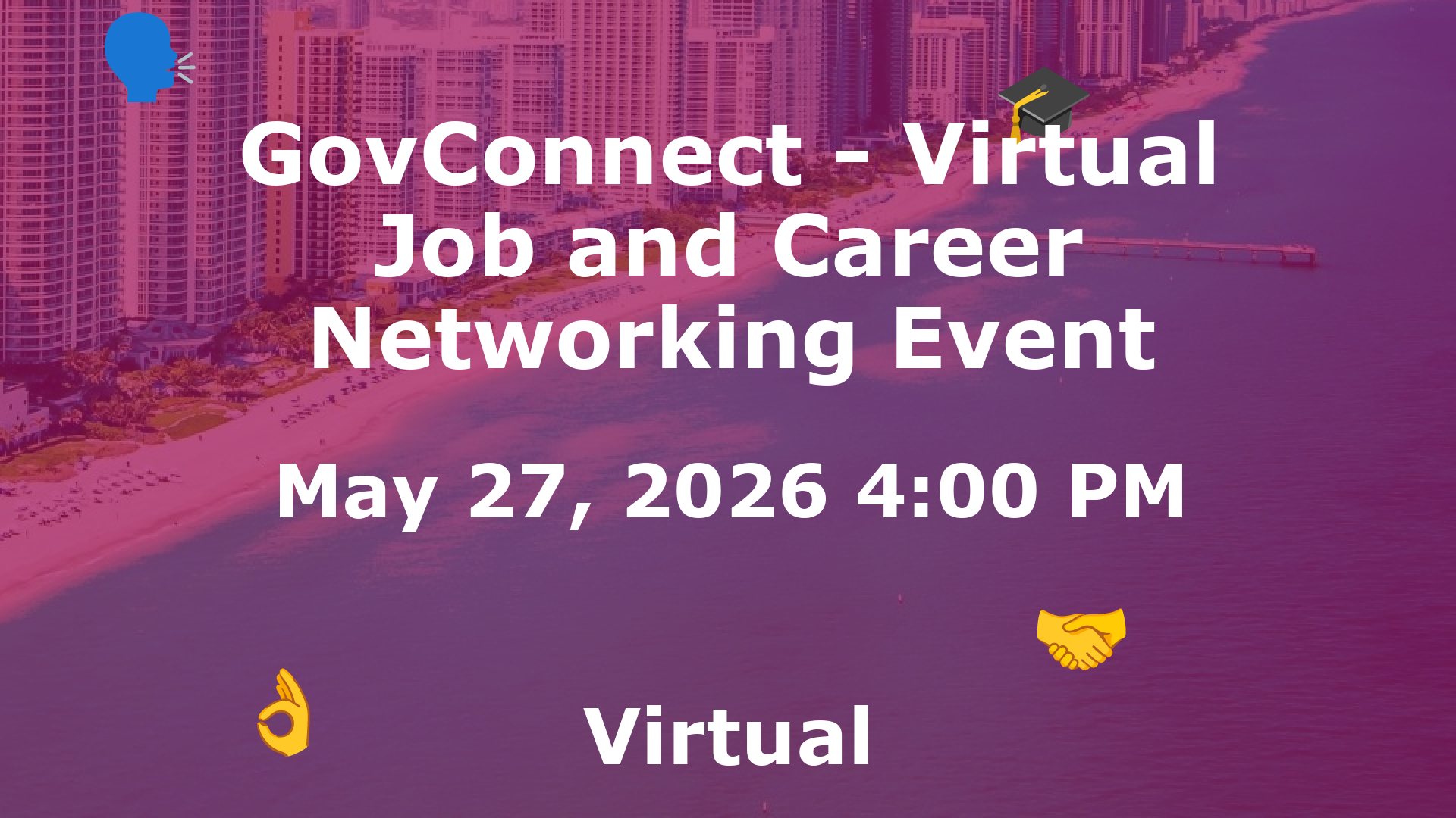GovConnect - Virtual Job and Career Networking Event event image